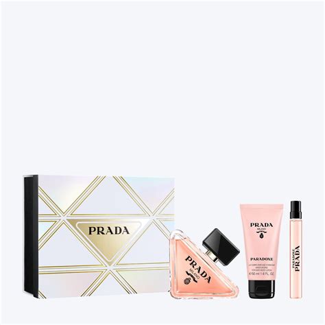 prada gift set perfume shop|prada paradoxe 30ml gift set.